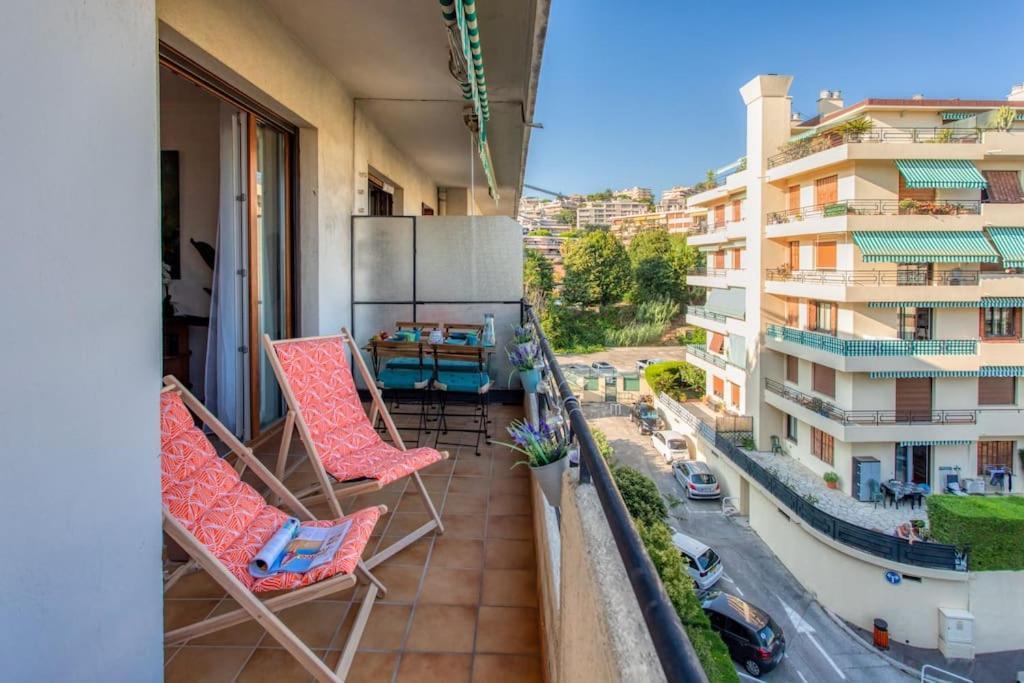 L45 Suite St Marguerite Sea View/ Balcon, Parking Wifi 니스 외부 사진